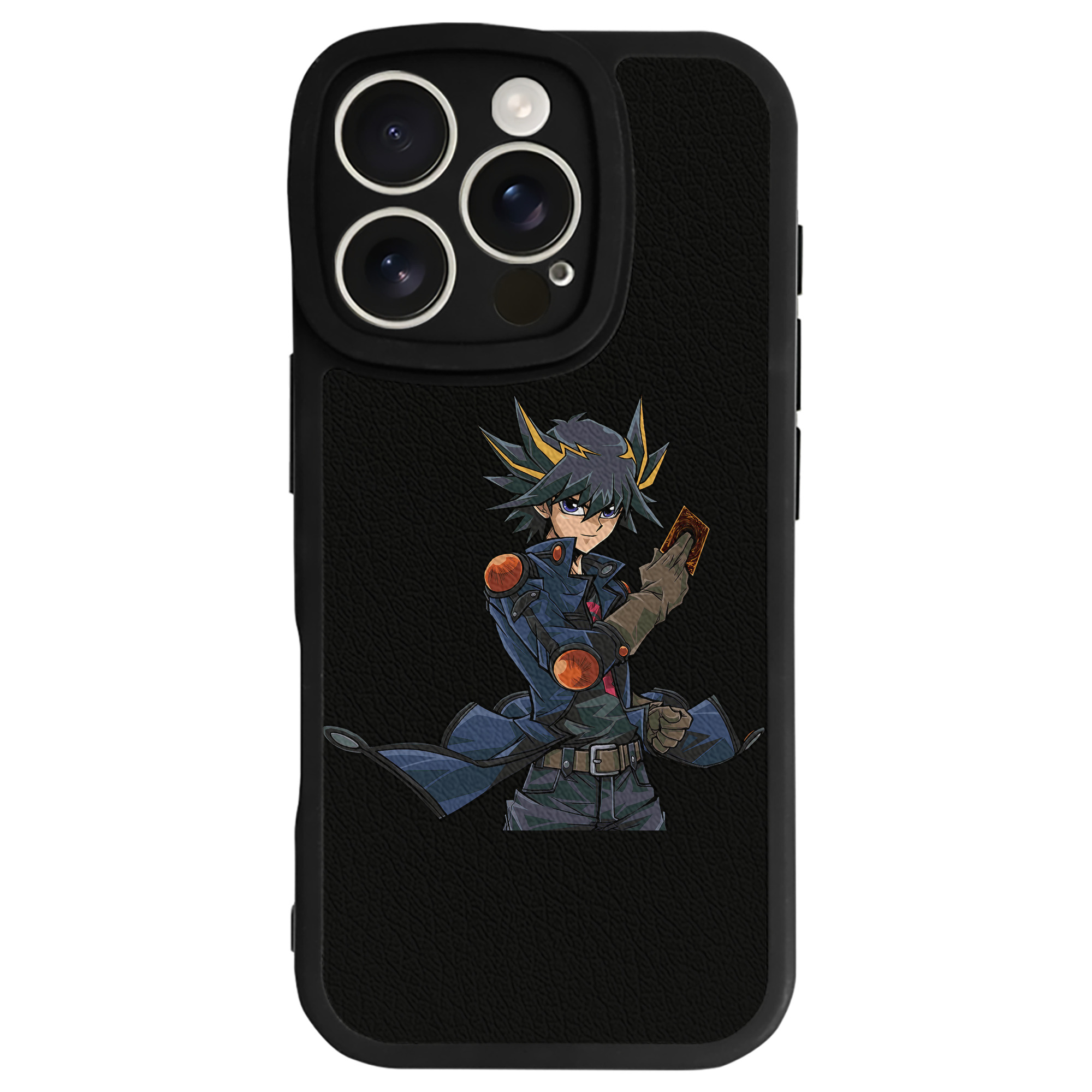 遊☆戯☆王 Yu-Gi-Oh! 【iPhone 16シリーズ対応】シリコンスマホケース（レザー調） 材質：シリコン